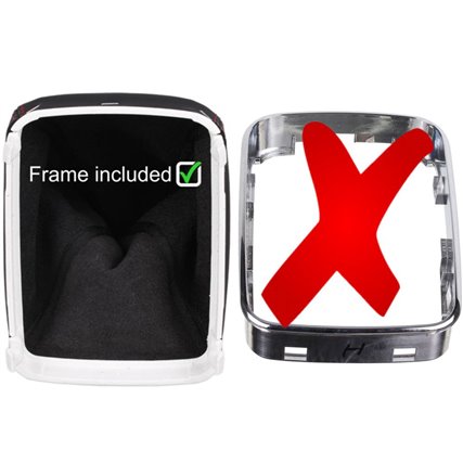 shift boot bottom frame view Mondeo MK3 FL