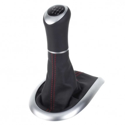 ict shift knob with red stitching Porsche 911 996 decorative frame