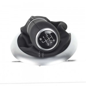 ict pommeau de vitesse avec coutures noires Porsche 911 996 avec cadre décoratif