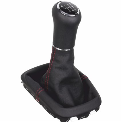 Seat Alhambra 1 Schaltknauf Schaltsack leder schaltmanschette mit rahmen