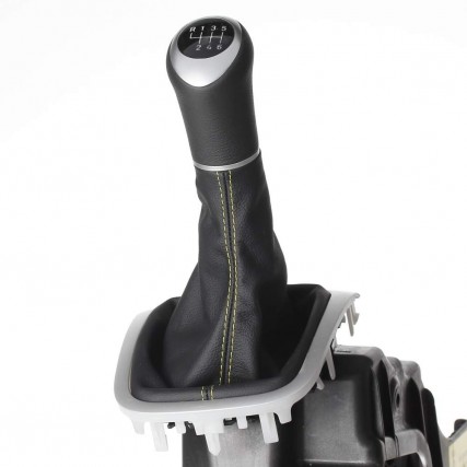 ict Schaltknauf mit rote Naht Renault Megane III 3