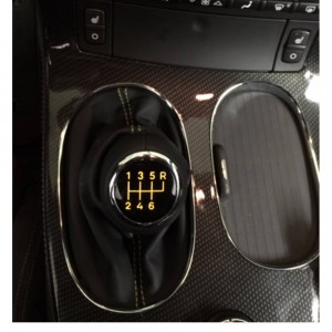 ict pomo de la palanca de cambios con costuras grises Chevrolet Corvette C5 C6