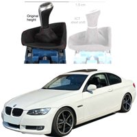 BMW E90 E91 E92 E93 Serie 3 pomello del cambio Alcantara pelle cuffia