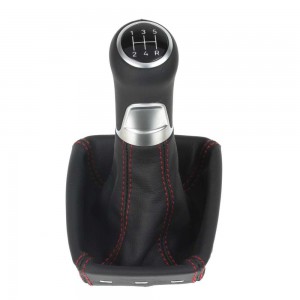 ict pomello del cambio con cuciture rosse Audi A4 B6 B7 Typ 8E 8H (2001-2008)