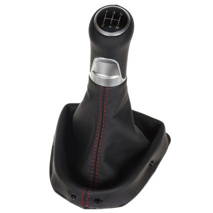 Peugeot 307 pomello del cambio pelle e cuffia con telaio di montaggio