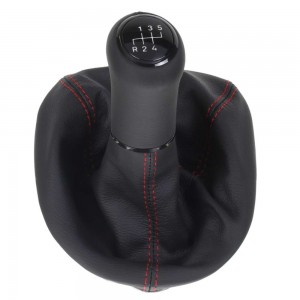 ict pomo de la palanca de cambios con costuras rojas Mercedes V-Clase W638 Vito