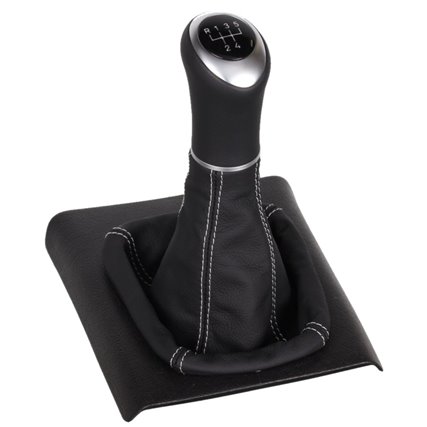 ict pomello del cambio con cuciture grigie Seat Ibiza Cordoba Typ 6K