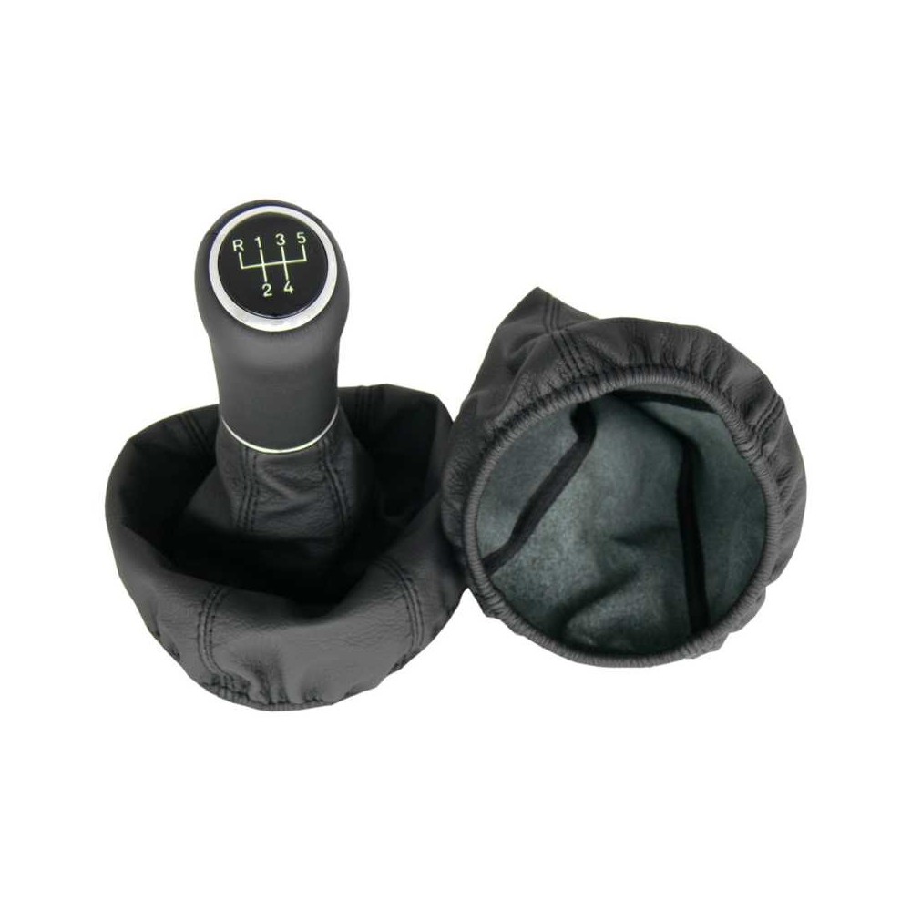 Seat Ibiza Cordoba Typ 6K  Schaltknauf Schaltsack Alcantara leder schaltmanschette