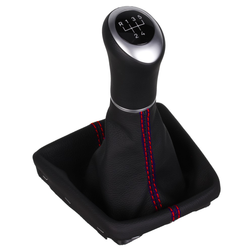 Seat Ibiza Cordoba Typ 6L shift gear knob boot gaiter cover Alcantara leather