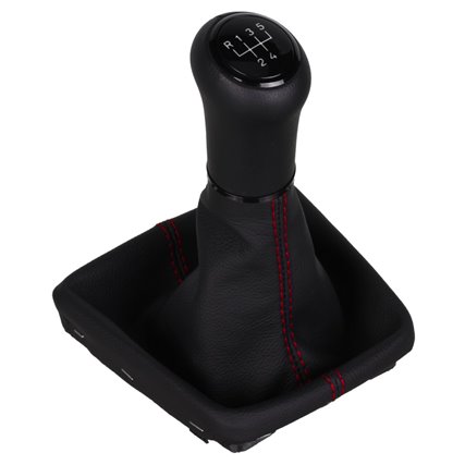 ict Schaltknauf mit rote Naht Seat Ibiza Cordoba Typ 6J 6P 6F Cupra