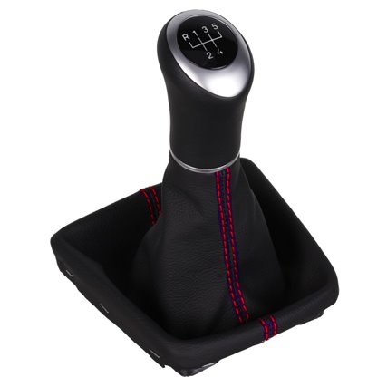 ict manopla de câmbio com costura cinza Seat Ibiza Cordoba Typ 6J 6P 6F Cupra