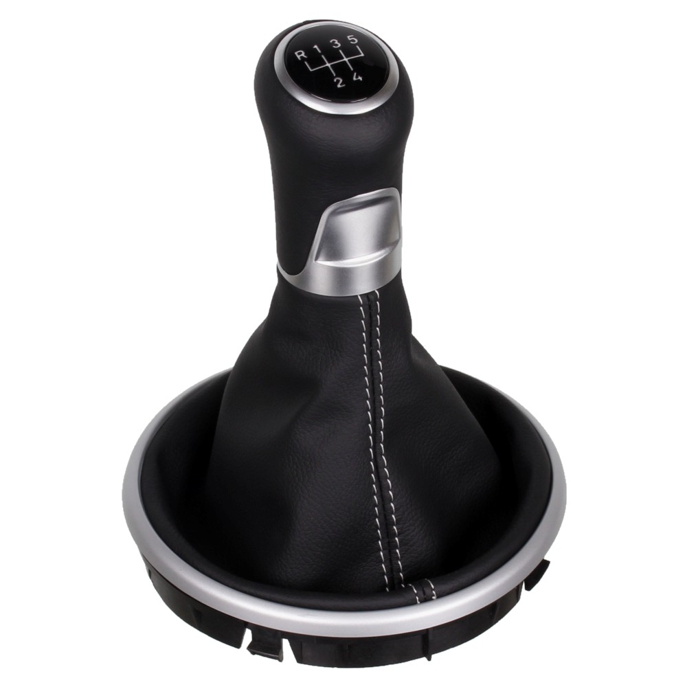 Skoda Fabia Roomster 6J pomello del cambio Alcantara pelle cuffia