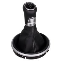 Skoda Fabia Roomster 6J pomello del cambio Alcantara pelle cuffia