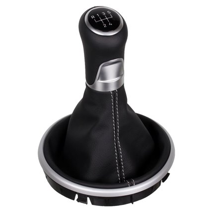 Skoda Fabia Roomster 6J shift gear knob boot gaiter cover Alcantara leather