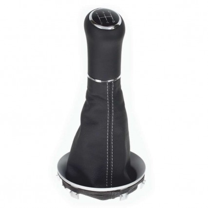 ict shift knob with grey stitching MINI R60 R61 Countryman Coupe Paceman