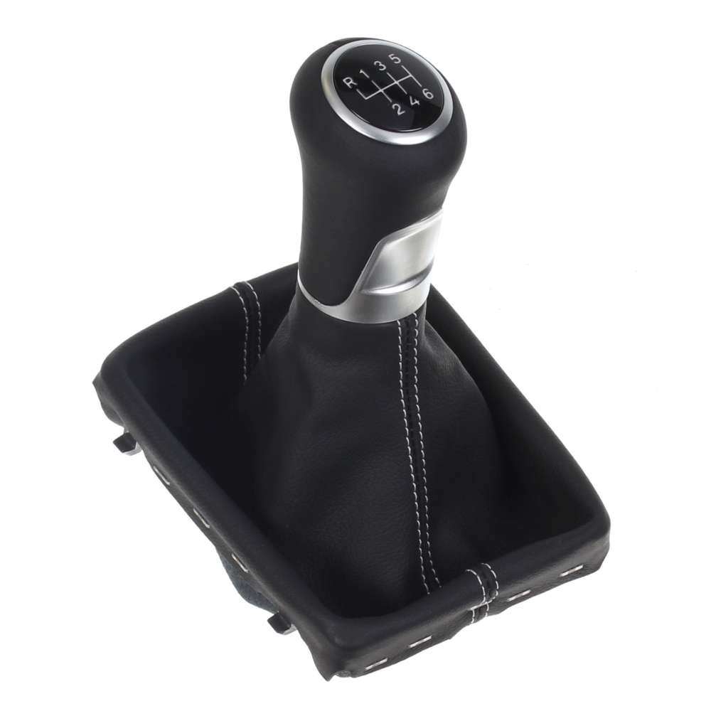 Audi A6 C6 Typ 4F (2004-2011) shift gear knob boot gaiter cover Alcantara leather
