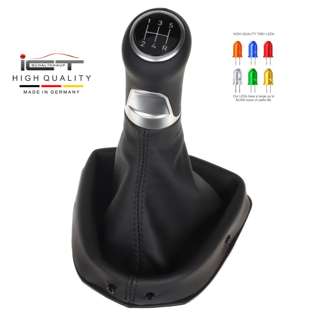 Toyota Corolla E120 shift gear knob boot gaiter cover Alcantara leather