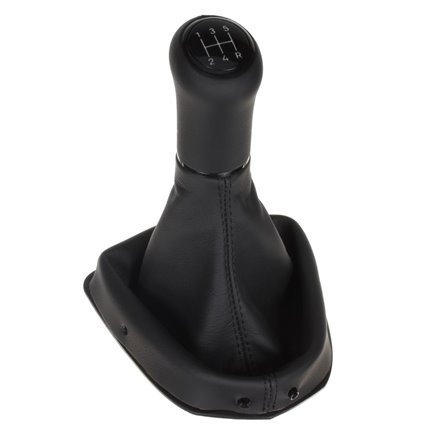 Peugeot Partner Tepee 2. Generation shift gear knob boot gaiter leather mounting frame