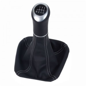 ict pomello del cambio con cuciture grigie Mercedes Classe M W163