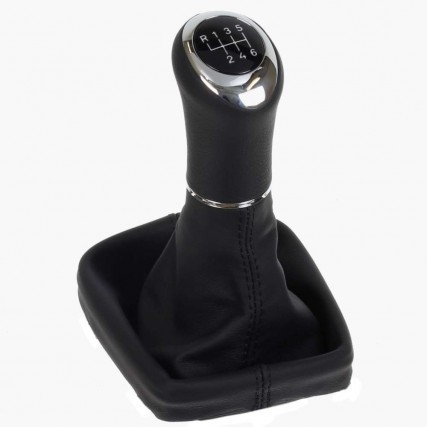 ict pomello del cambio con cuciture nere Audi A3 Typ 8V