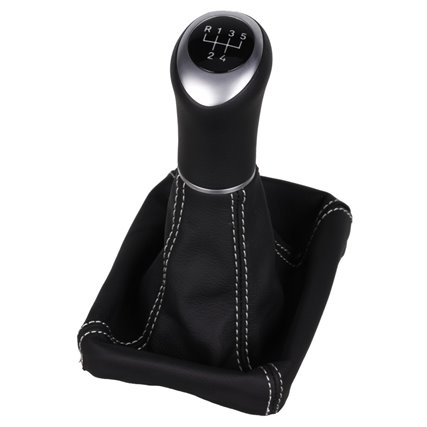 VW New Beetle Typ 9C Beetle Typ 5C pommeau de vitesse cuir et soufflet avec cadre de montage